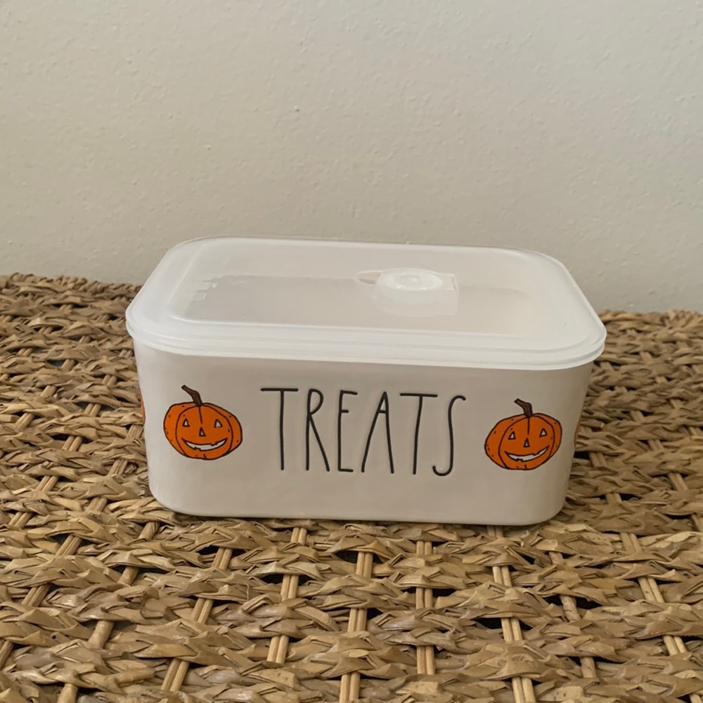 Rae Dunn Halloween Treats food container